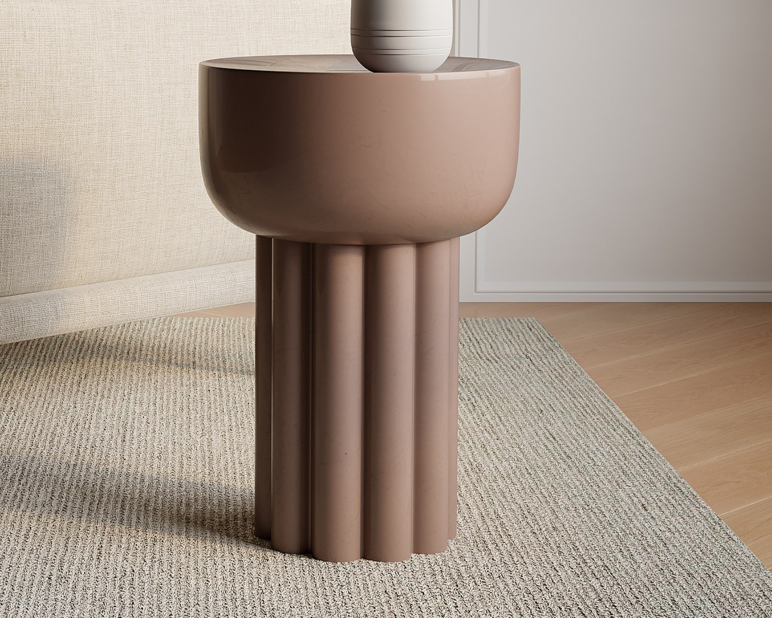 NILARA METAL SIDE TABLE